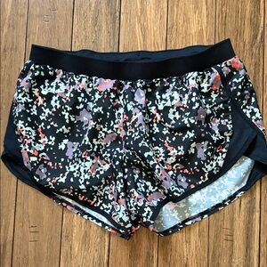 Under Armour Black and Multicolor Athletic Shorts